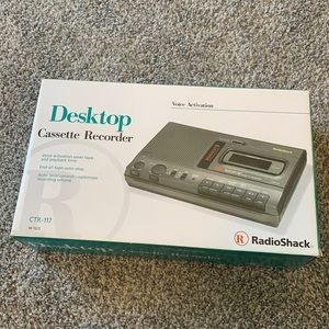 radio shack desktop cassette recorder ctr-117
